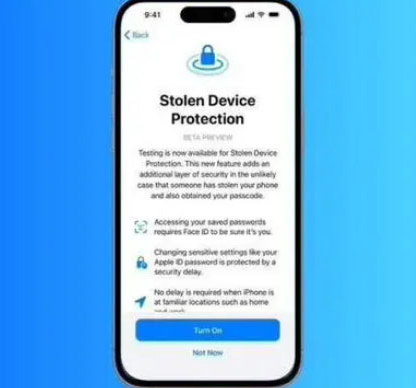 西畴苹果授权维修店分享被盗设备保护功能开启方法 