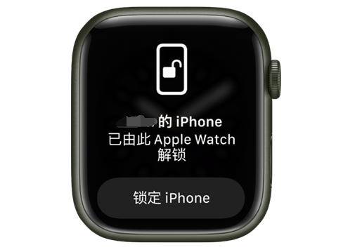 西畴苹果手机维修分享用 AppleWatch 解锁配备面容 ID 的 iPhone方法 