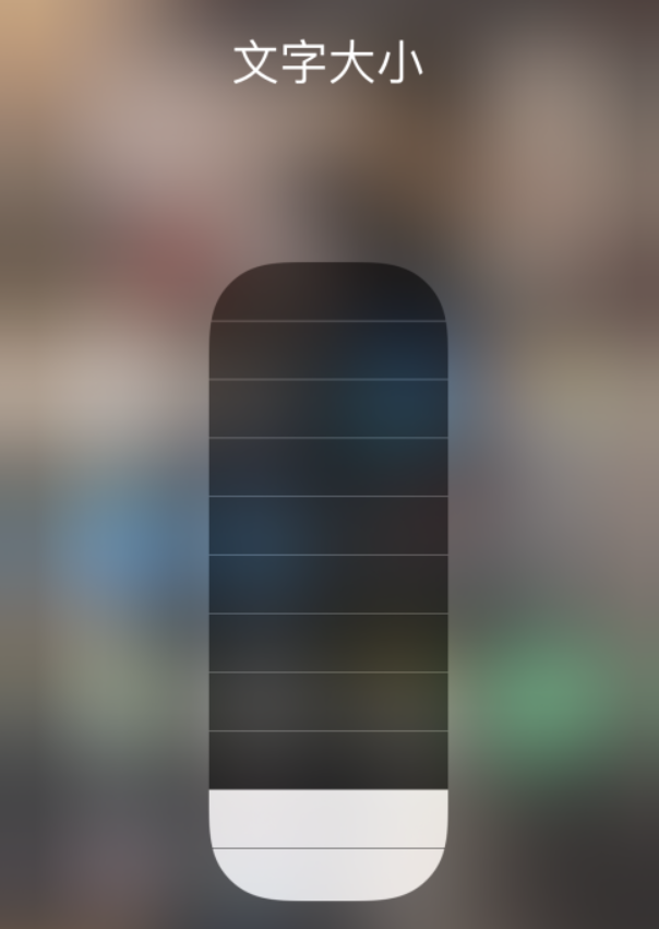 西畴苹果手机维修分享小技巧：在 iPhone 控制中心快速调节字体大小 